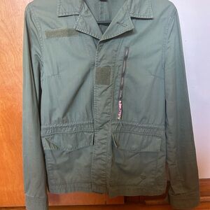 Vintage Roxy button down, military style jacket. Size M